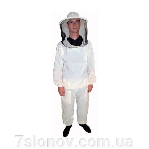 Куртка бджоляра бязева розмір 58-60 від компанії Інтернет Ветаптека 7 слонів - фото 1