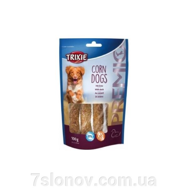 Ласощі для собак Преміо Corn Dogs з ранку 100 г 31749 Trixie 31749 від компанії Інтернет Ветаптека 7 слонів - фото 1