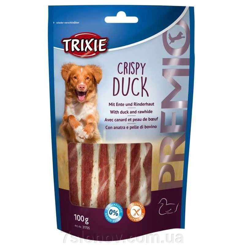 Ласощі для собак Premio Crispy Duck хрусткі снеки з качкою 100 г Trixie 31705 від компанії Інтернет Ветаптека 7 слонів - фото 1