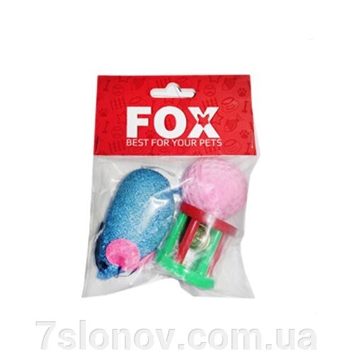 Набір іграшок для кішок FOX XW4793 від компанії Інтернет Ветаптека 7 слонів - фото 1