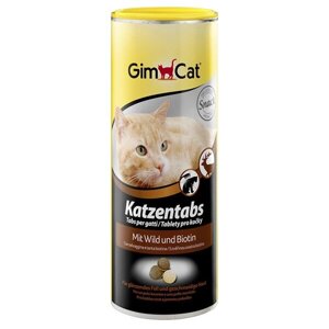 Вітаміни для кішок GimCat Джимкет дичина та біотин 710 шт 425г