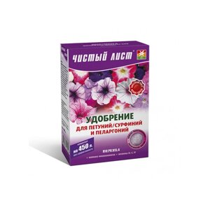 Добриво для сурфіній та пеларгоній "Чистий лист" кристал 300 гр Квітофор в Харківській області от компании Интернет Ветаптека 7 слонов