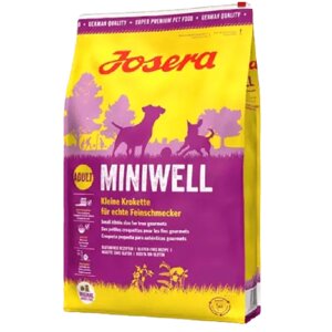 Сухий корм для собак дрібних порід Miniwell Adult з птахом 1 кг Вагової Josera