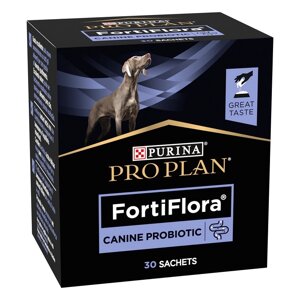 Порошок для цуценят та собак Пробіотик Proplan Fortiflora Dog для підтримки мікрофлори ШКТ 1 г №30 Purina Pro Plan