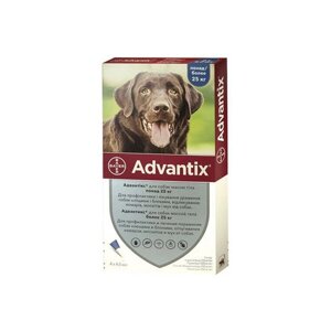 Адвантикс Advantix краплі на загривку для собак більше 25 кг Bayer 1 піпетка в Харківській області от компании Интернет Ветаптека 7 слонов