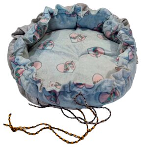 Лежанка для дрібних та середніх домашніх тварин кругла 40 см №12