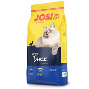 Сухий корм для дорослих котів Josi Cat Crispy Duck качка з рибою 1 кг Josera