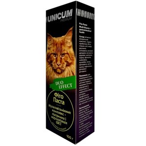 Паста для кішок та кошенят Premium Duo Multivitamin для ШКТ плюс мультивітамін 100 г Unicum