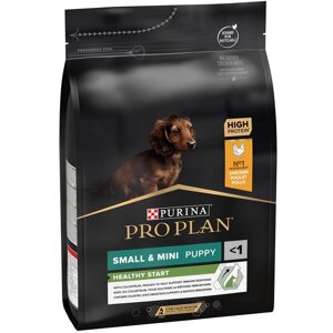 Сухий корм для цуценят дрібних порорд Small and Mini Puppy Healthy Start Chicken із куркою 700 г Purina Pro Plan