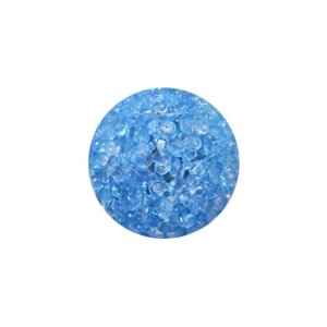 Іграшка для котів м'яч гліцериновий блакитний з бубонцем 4 см FOX XWT001-2