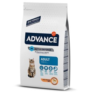 Сухий корм для котів Cat Adult Chiсken and Rice для дорослих з куркою та рисом 1 кг Advance