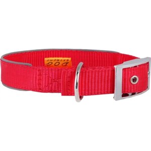 Нашийник Dog Extreme нейлоновий зі світловідбиваючою вставкою червоний 40 мм 60-72 см COLLAR 64543