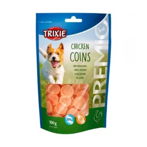 Ласощі для собак Преміо Chicken Coins курячі монети 100 г Trixie 31531