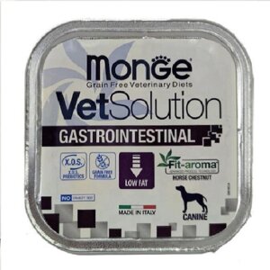 Корм для собак Gastrointestinal зменшення гострих порушень кишкового всмоктування 150 г Monge VetSolutions