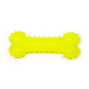 Іграшка для собак Кісточка жовта із запахом ванілі 15 см FOX TF-012