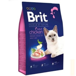 Сухий корм для кішок Cat Adult Chicken з куркою 1,5 кг Brit Premium