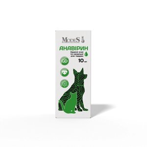 Краплі для собак і котів Анавірин краплі очні і назальні, 10 мл, Modes