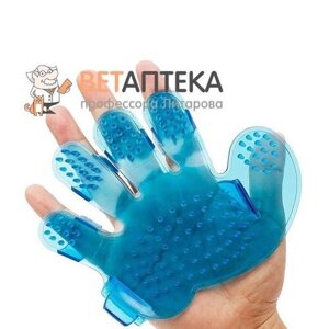 Силіконова щітка рукавичка для миття тварин Pet Wash Brush