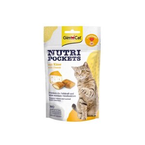 Ласощі д/кіт Nutri Pockets Сир+Таурін 60г G-419329/400716 GimCat