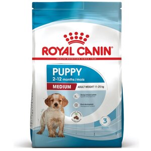 Сухий корм для цуценят середніх порід Medium Puppy із птахом 1 кг Royal Canin