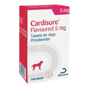 Кардішур (Cardisure) 5 мг при серцевій недостатності собак №10 Dechra