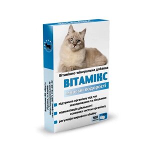 Вітамікс 12 для котів з морськими водоростями № 100 колом в Харківській області от компании Интернет Ветаптека 7 слонов