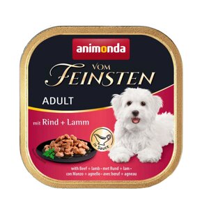 Корм для собак Adult з яловичиною та ягням 150 г Animonda