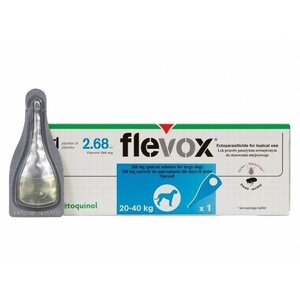 Краплі Флевокс Fipronil для собак 20-40 кг 268 мг №1 Vetoquinol
