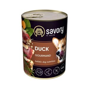 Корм для собак Саворі SAVORY Adult Duck консерва з качкою 400 г