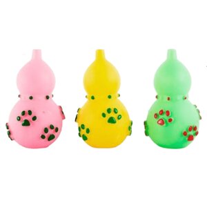 Іграшка для собак Гарбуз-горлянка з дзвіночком пластикова 10*5,5 см Китай