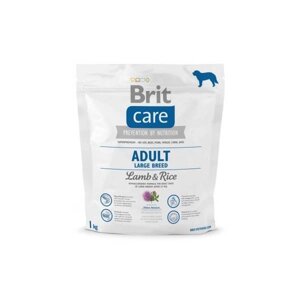 Корм для собак Брит вагою від 25 кг Brit Care Adult Large Breed Lamb and Rice 1кг