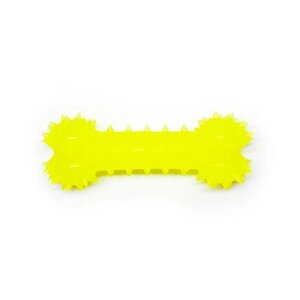 Іграшка для собак Кісточка жовта із запахом ванілі 12 см FOX TF-007