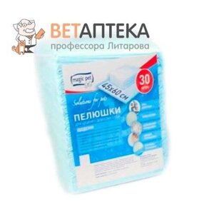 Пелюшки Magic Pet для привчання до туалету 45x60 см для собак та цуценят 30 шт в Харківській області от компании Интернет Ветаптека 7 слонов