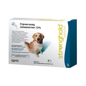 Стронгхолд 12% для собак 20-40 кг 1 піпетка Zoetis в Харківській області от компании Интернет Ветаптека 7 слонов