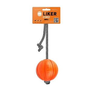 Іграшка для собак М'яч Лайкер Корд на шнурі 9 см Collar