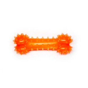 Іграшка для собак Кісточка помаранчева із запахом ванілі 12 см FOX