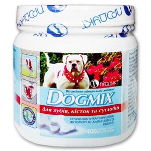 Догмікс вітаміни для собак для зубів, кісток та суглобів №400 таблеток Продукт