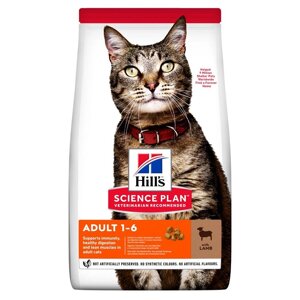 Сухий корм для котів SP Feline Adult Lamb з м'ясом ягняти для дорослих 10 кг Hill's