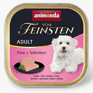 Корм для собак Vom Feinsten Adult Turkey and Ham з індичкою та шинкою 150 г Animonda