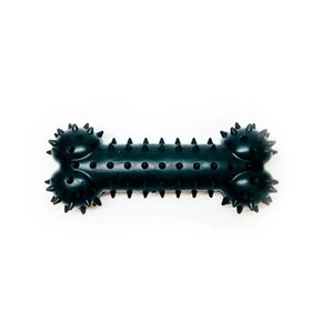 Іграшка для собак Кісточка чорна із запахом ванілі 12 см FOX TF-006