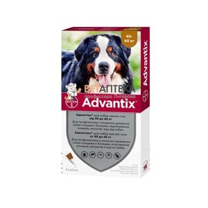 Адвантикс XXL для собак 40-60 кг 1 піпетка Bayer