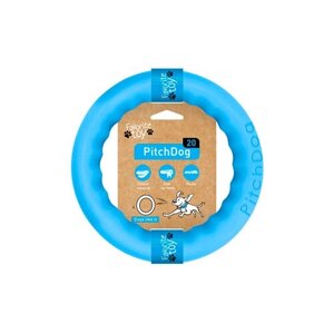 Іграшка для собак Кільце для апортування PitchDog 20 діаметр 20 см блакитний 62372