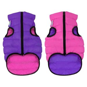 Куртка для собак AiryVest двостороння рожево-фіолетова XS 30 У 43-45 см З 30-33 см Collar