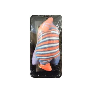 Іграшка м'яка для собак Риба смугаста з оксфорду 20*10 см FOX СН-159