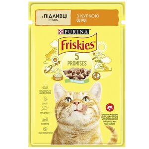 Корм для котів Friskies з куркою у підливі 85 г Purina