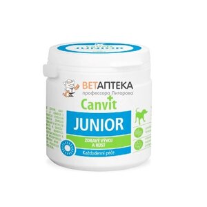 Канвіт Canvit Junior Юніор для цуценят та молодих собак 100 таблеток
