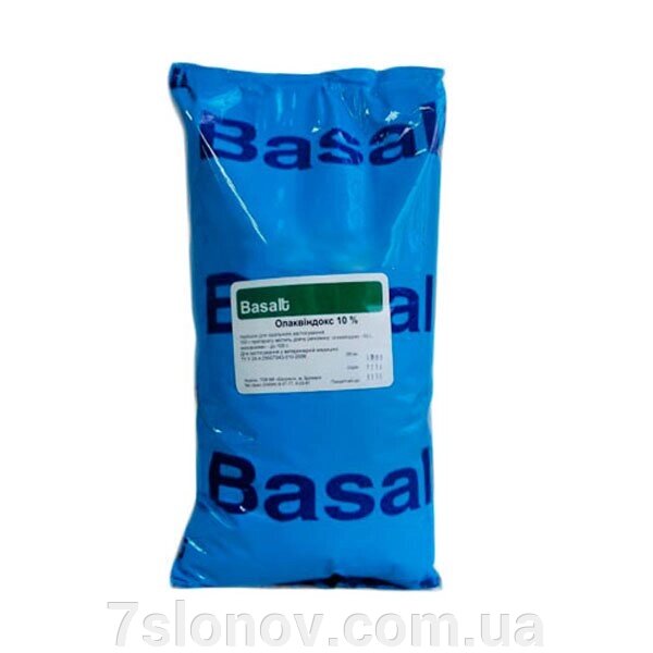 Порошок Олаквіндокс 10% антибактеріальний засіб 1 кг Базальт від компанії Інтернет Ветаптека 7 слонів - фото 1