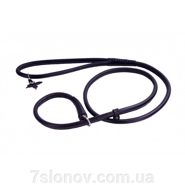 Повідець-зашморг Collar SOFT кругла 10 мм 183 см чорний від компанії Інтернет Ветаптека 7 слонів - фото 1