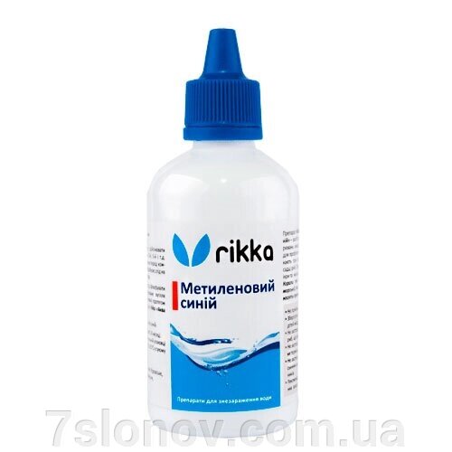 Розчин Аква Малахітовий синій Rikka від грибкових захворювань акваріумних риб 100 мл Фауна від компанії Інтернет Ветаптека 7 слонів - фото 1