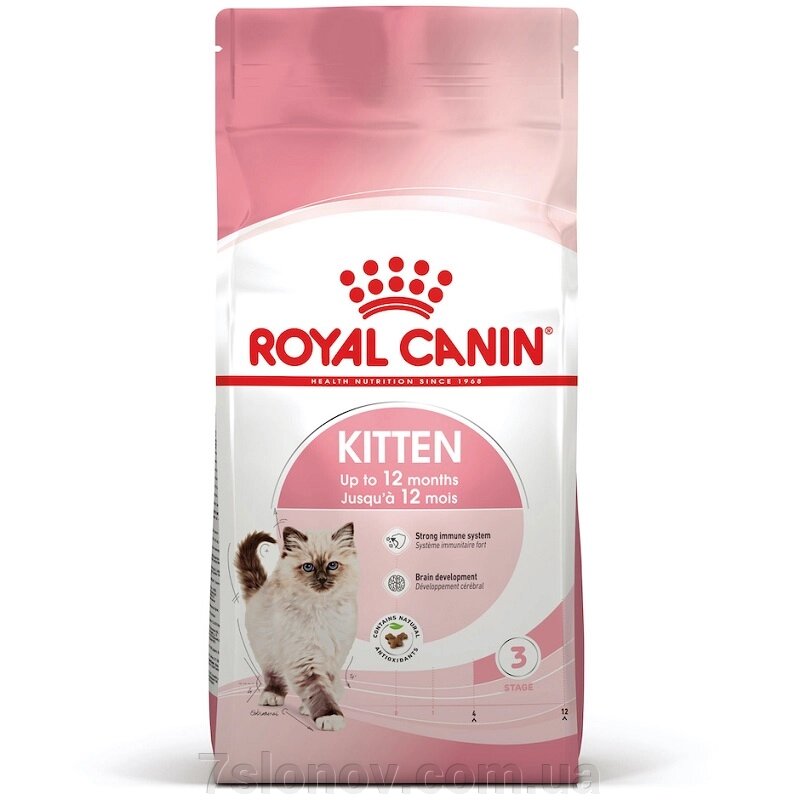 Сухий корм для кошенят Kitten з птахом та рисом 2 кг Royal Canin від компанії Інтернет Ветаптека 7 слонів - фото 1